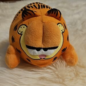 Orange Cartoon Cat Plush Stuffed Animal